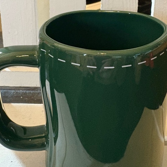 Rae Dunn Dark Green Mug with Playful Text - Picture 3 of 3